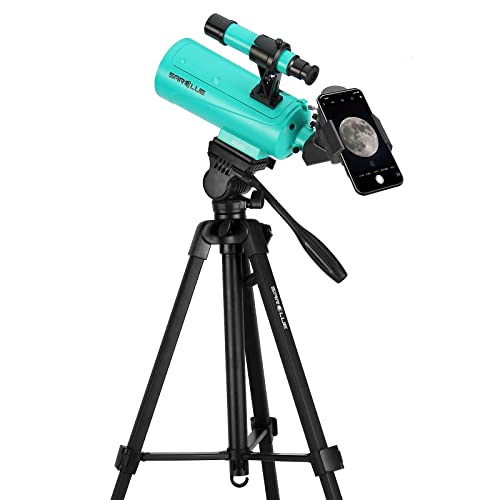 Maksutov Telescope with Adjustable Tripod, Finderscope & Phone Adapter - Mak60