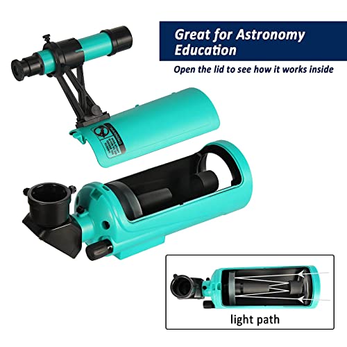 Maksutov Telescope with Adjustable Tripod, Finderscope & Phone Adapter - Mak60