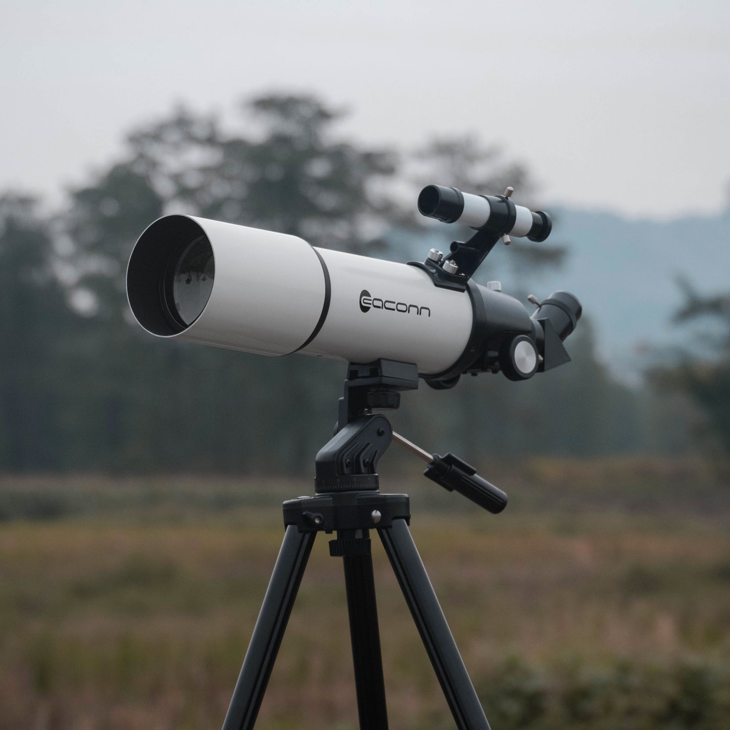 Refractor Telescopes, White or Black, 80mm Aperture 600mm