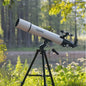 Professional Refractor Telescope 80Az，Black or white，80mm Aperture 900mm